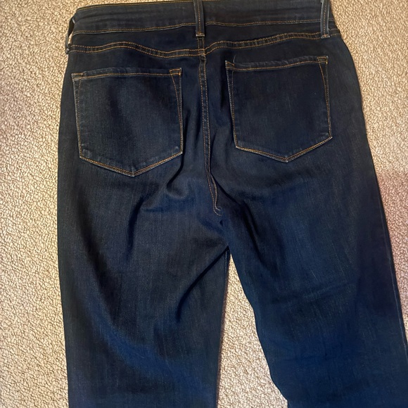 NYDJ Not Your Daughters Jeans straight leg dark wash high rise jeans size 8 - Picture 5 of 5